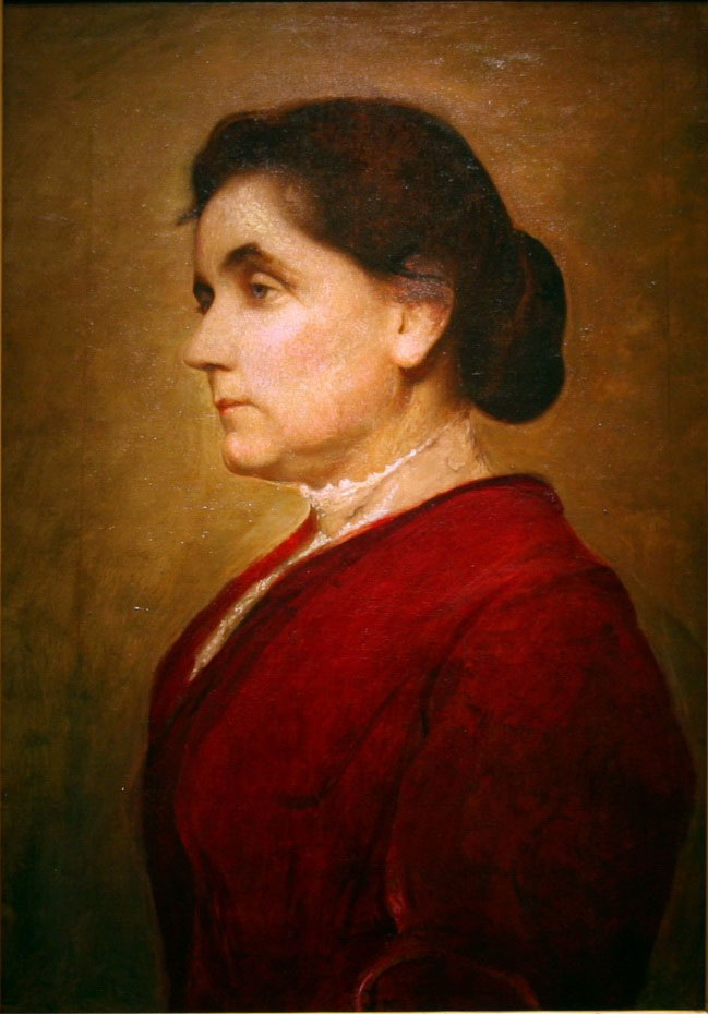 Jane Addams color portrait. Find gifts with her image here.