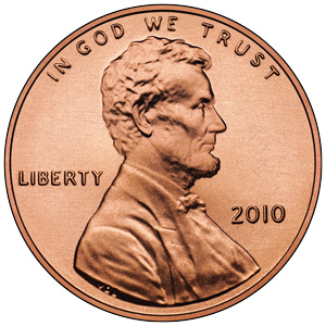 the U.S.  Penny. Enjoy them while they last.