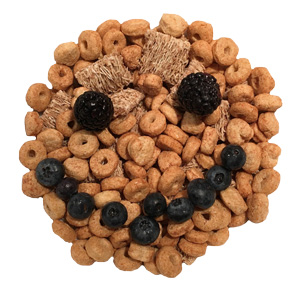 Smiling fruit and cereal collection. Click to see all.