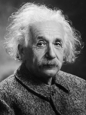 Albert Einstein, one of the greatest scientists who ever lived.