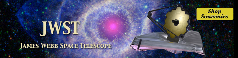 Gifts with the theme James Webb Space Telescope. Ornaments, Cards, Paperweights, T-Shirts, more.